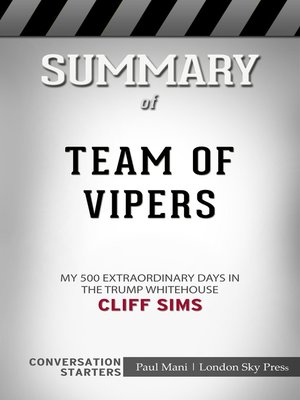 cover image of Summary of Team of Vipers